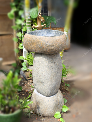 Chân đá cuội để lavabo Kanly MAR75 - 10