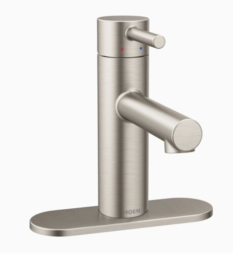 Vòi lavabo nóng lạnh MOEN Align mạ Nikel mờ 6190BN