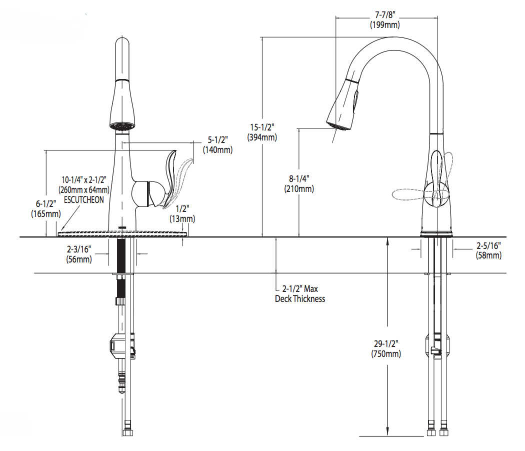 Vòi rửa chén MOEN MCL7594SRS