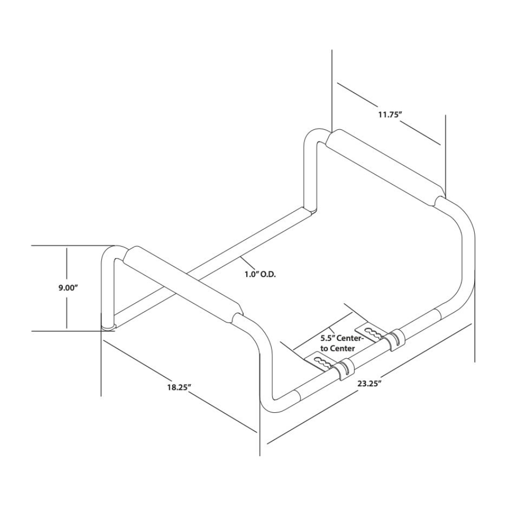 Tay vịn của bàn cầu MOEN DN7015