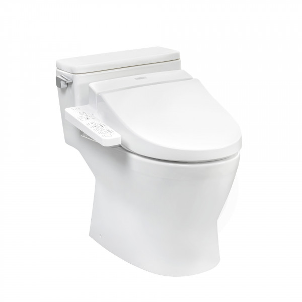 Bồn Cầu 1 Khối Nắp Điện Tử TOTO MS188VKW7/T53P100VR - 4