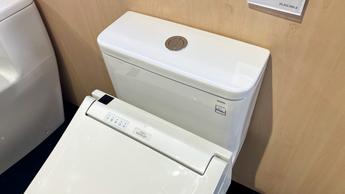 Bồn cầu 1 khối TOTO MS857CDW15 nắp điện tử Washlet C5 TCF24460AAA giấu dây - 6