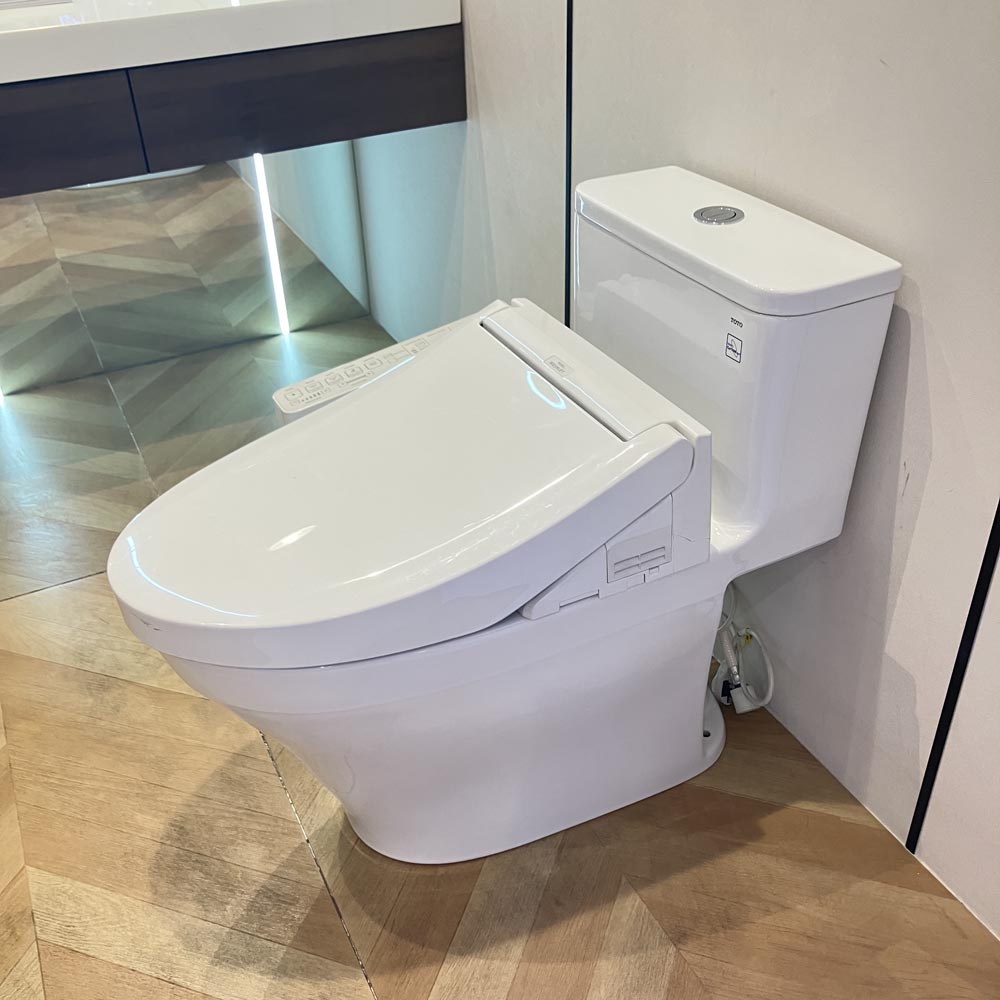 Bồn cầu 1 khối TOTO MS857DW16 nắp điện tử Washlet C2 TCF23410AAA - 2