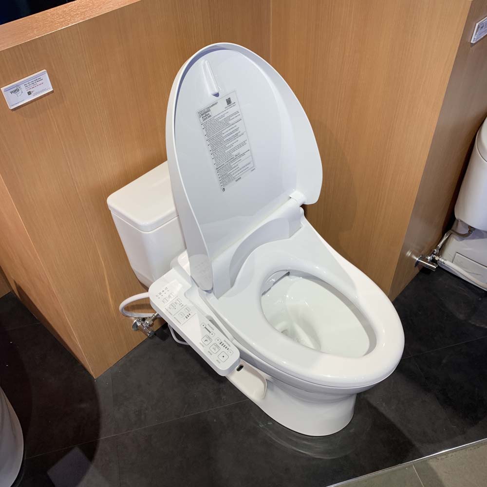 Bồn cầu TOTO MS855DW18 1 khối nắp điện tử TCF23710AAA Washlet C2 cơ bản - 5