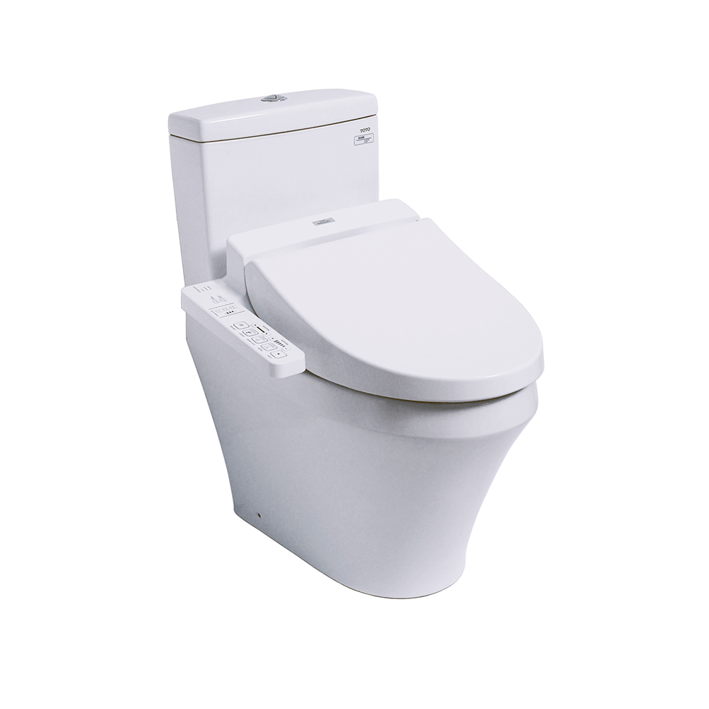 Bồn cầu 2 khối nắp rửa điện tử TOTO CS945DNW7