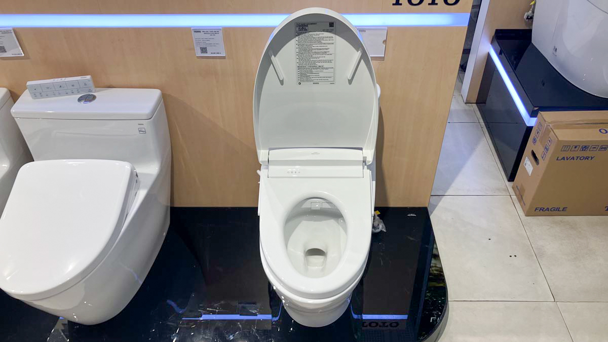 Bồn cầu TOTO MS887RW25 1 khối nắp điện tử Washlet S5 TCF34461GAA - 9