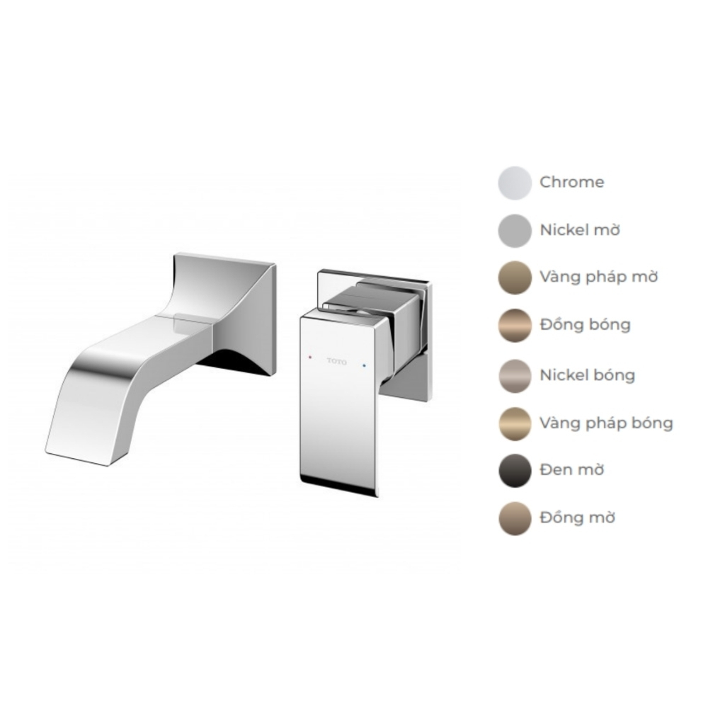 Vòi lavabo nóng lạnh gắn tường GC TOTO TLG08307BA (TLG08307B) - 2
