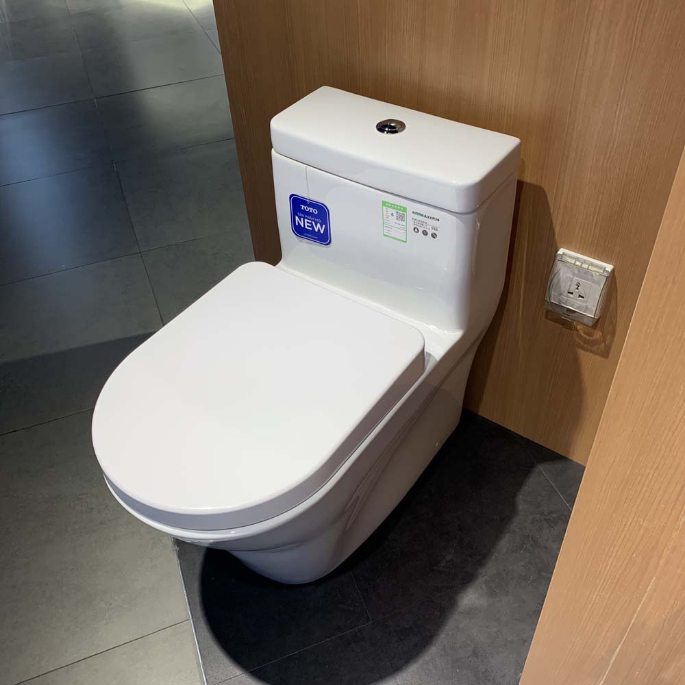 Bồn cầu TOTO CW166RB TC384CVK T53P100VR 1 khối nắp đóng êm - 6