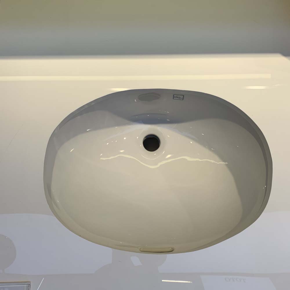 Chậu rửa mặt lavabo âm bàn TOTO LW1505V#XW TL516GV kèm giá đỡ - 6