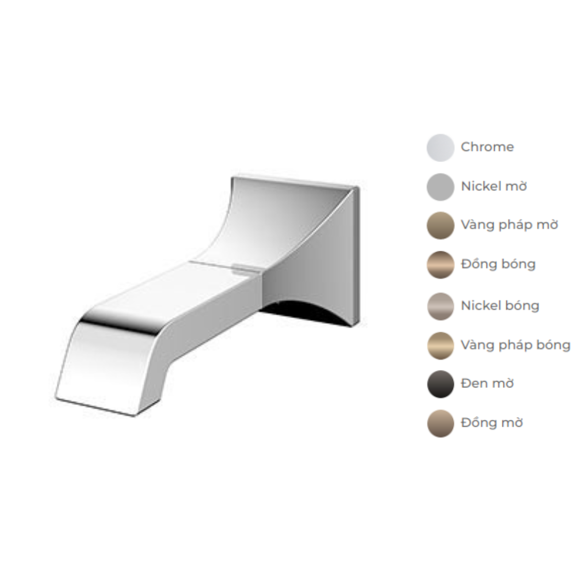 Vòi xả bồn âm tường GC TOTO TBG08001B - 2