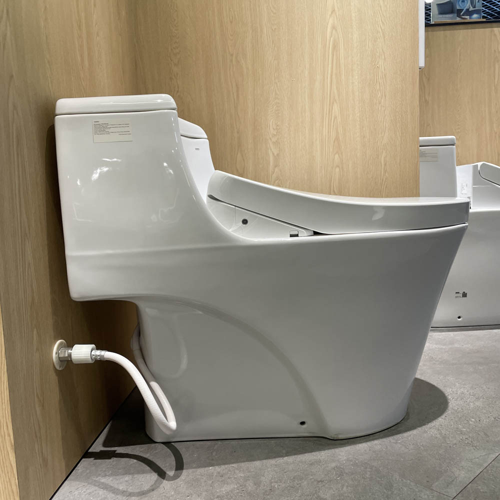 Bồn cầu TOTO MS823CDRW12 1 khối nắp điện tử Washlet S7 TCF4911EZ giấu dây - 7