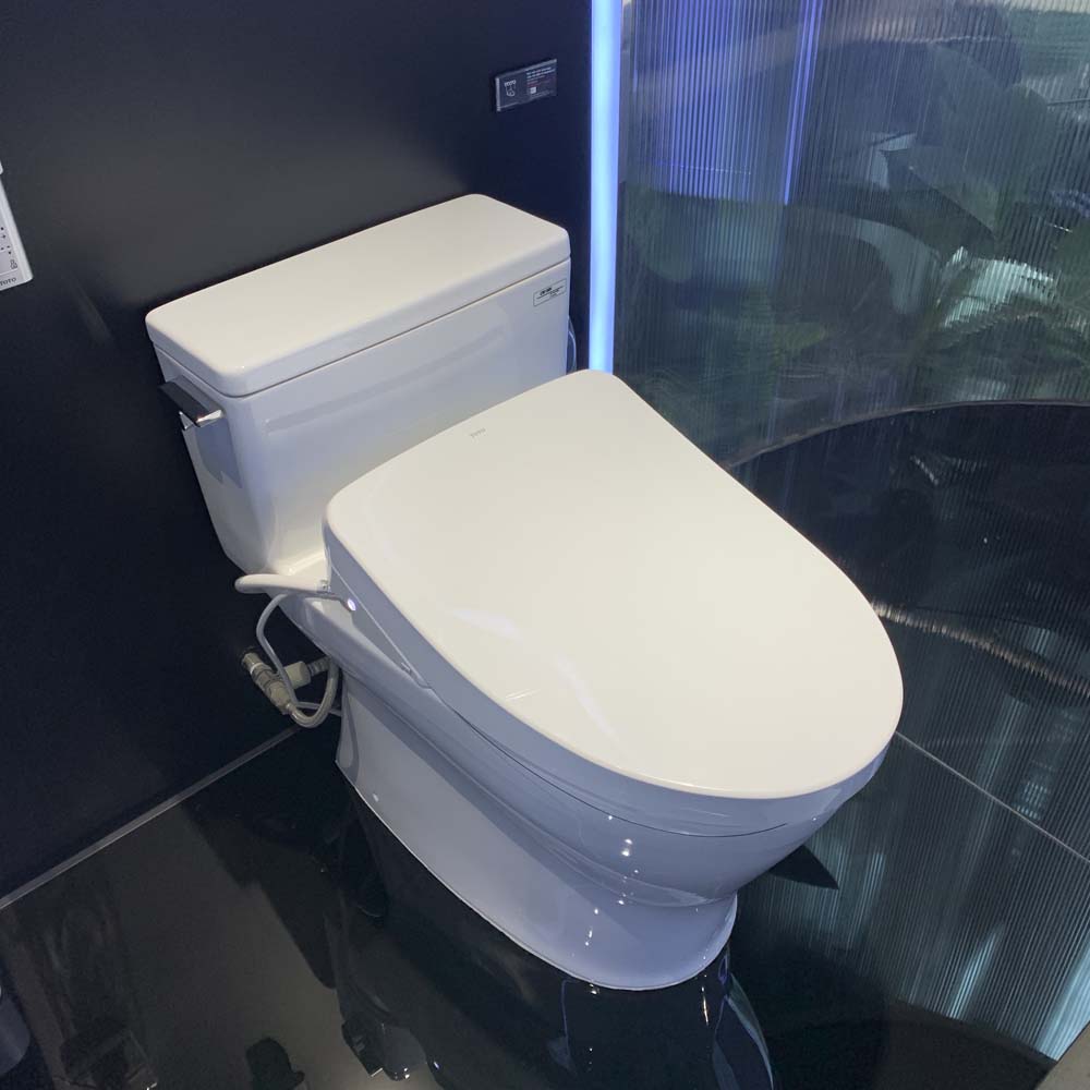 Bồn cầu TOTO MS188VKW11 T53P100VR 1 khối nắp điện tử Washlet S7 TCF4911Z - 4