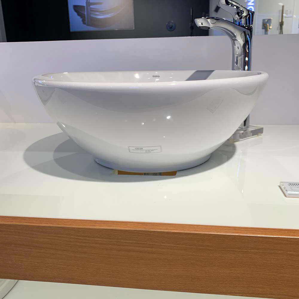 Chậu rửa lavabo đặt bàn TOTO LT523S - 9