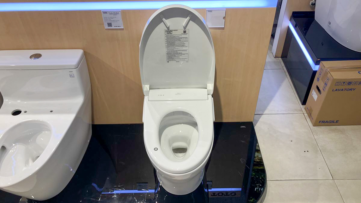 Bồn cầu TOTO MS889CDRW23 1 khối nắp điện tử Washlet S7 TCF47360GAA giấu dây - 6