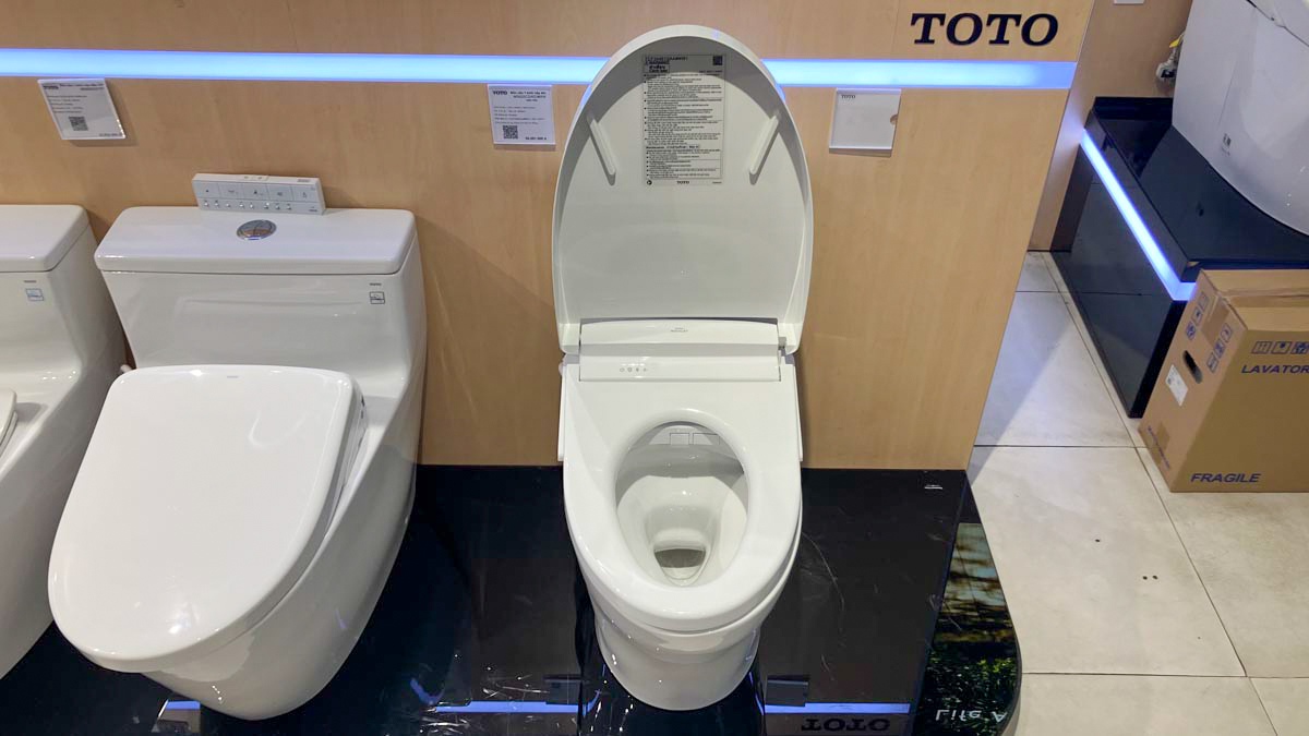 Bồn cầu TOTO MS889CDRW25 1 khối nắp điện tử Washlet S5 TCF34461GAA giấu dây - 8