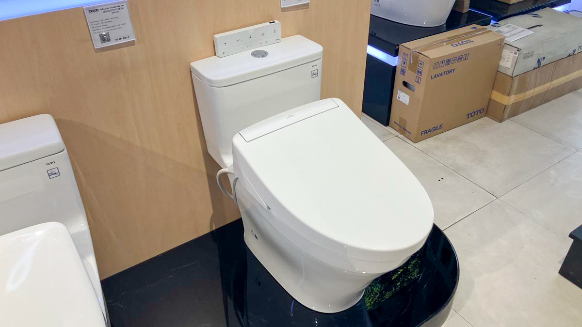 Bồn cầu TOTO MS857DW25 1 khối nắp điện tử Washlet S5 TCF34461GAA - 3