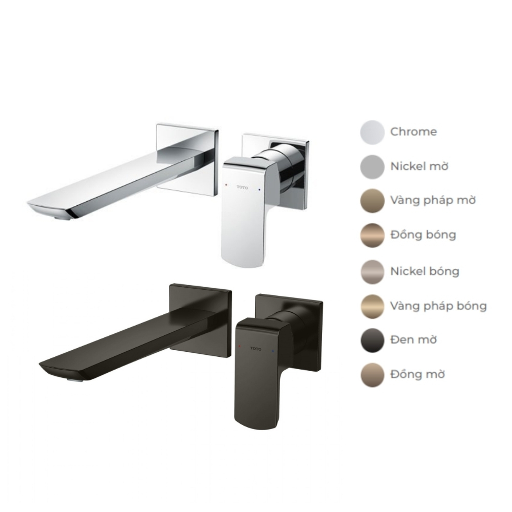 Vòi lavabo nóng lạnh TOTO TLG02311BB (TLG02311B) gắn tường GR Series - 2