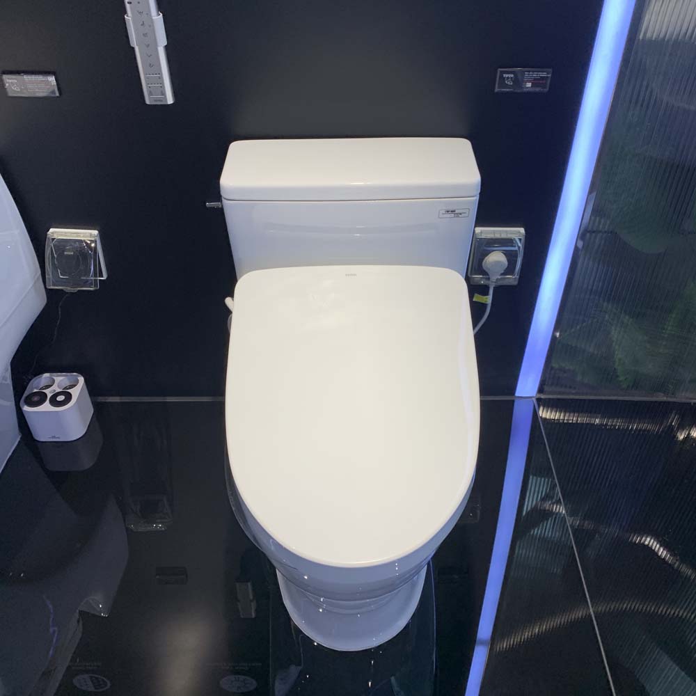 Bồn cầu TOTO MS188VKW11 T53P100VR 1 khối nắp điện tử Washlet S7 TCF4911Z - 5