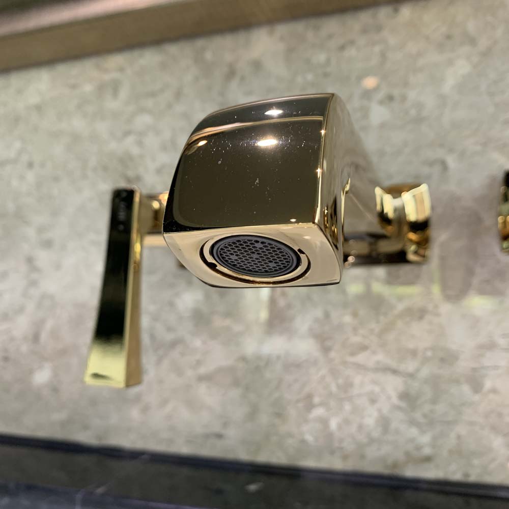 Vòi lavabo nóng lạnh gắn tường TOTO DLB202#PG - 8