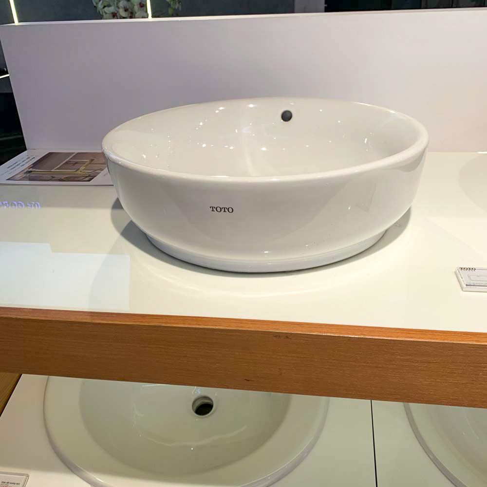 Chậu rửa lavabo đặt bàn TOTO LW895JW/F - 6