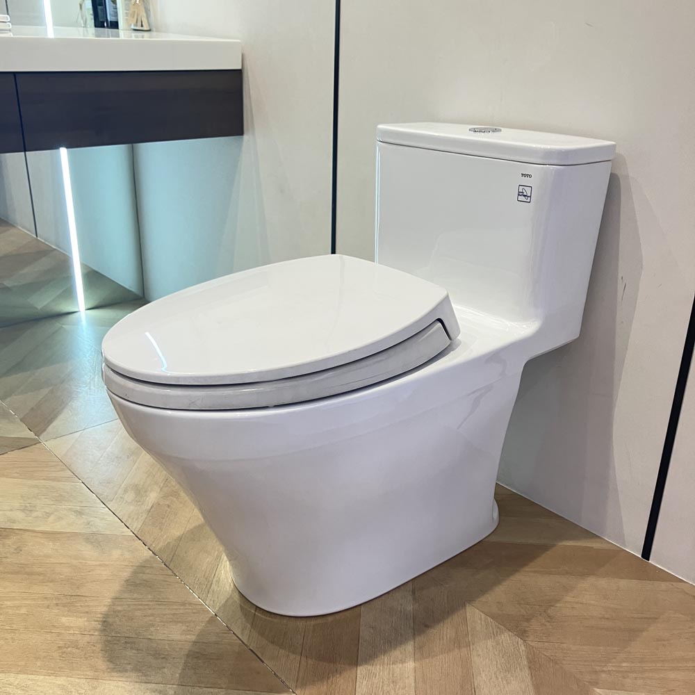 Bồn cầu 1 khối TOTO MS857DT2 nắp đóng êm TC393VS - 3