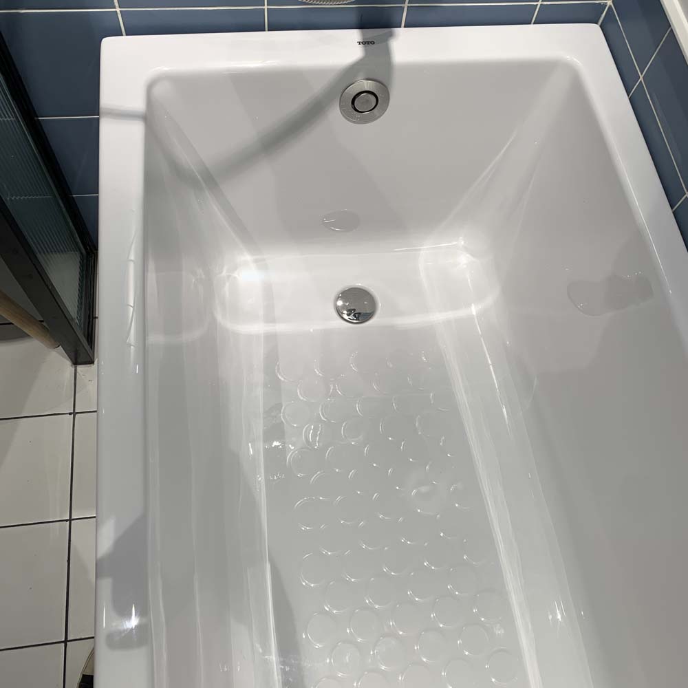 Bồn tắm yếm TOTO PAY1725VC#W TVBF411 nhựa 1m7 gồm bộ xả thải - 8