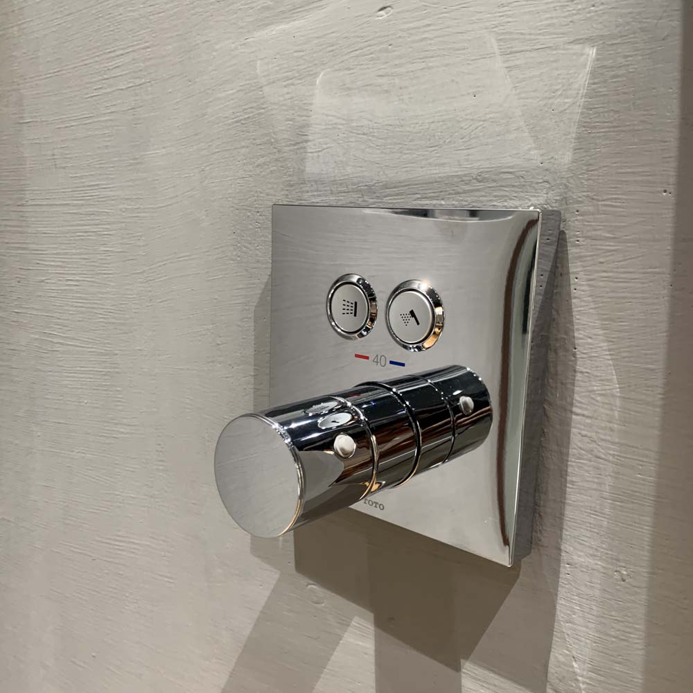 Van điều chỉnh nhiệt độ kèm van chuyển hướng (2 đn) TOTO TBV02406B kèm phụ kiện âm tường TBN01001B - 5