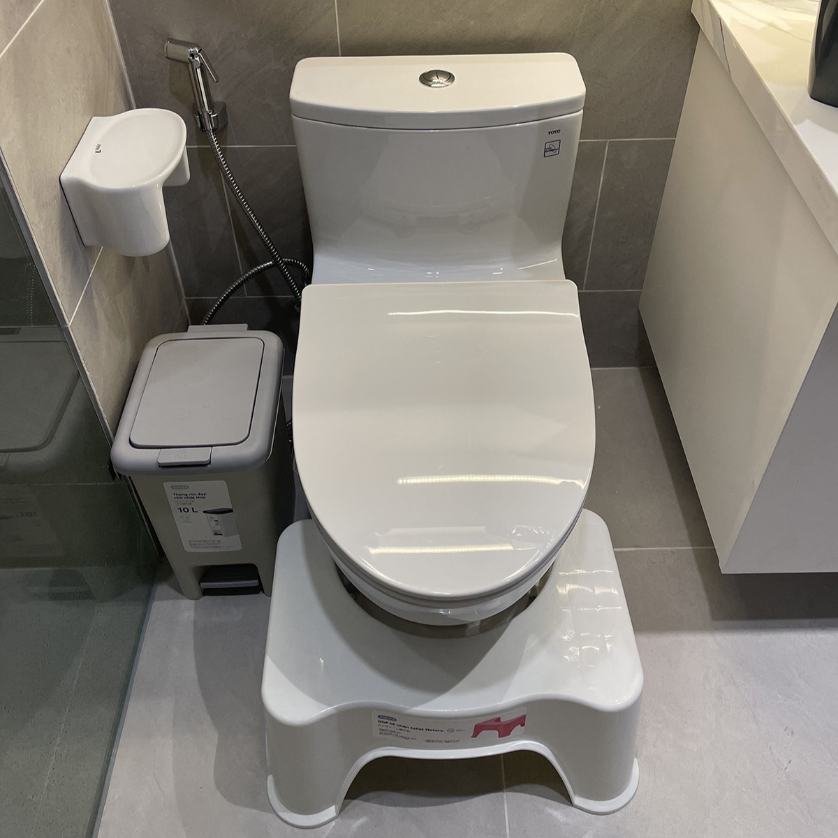 Bồn cầu 1 khối TOTO MS885DT8 nắp đóng êm TC600VS - 5