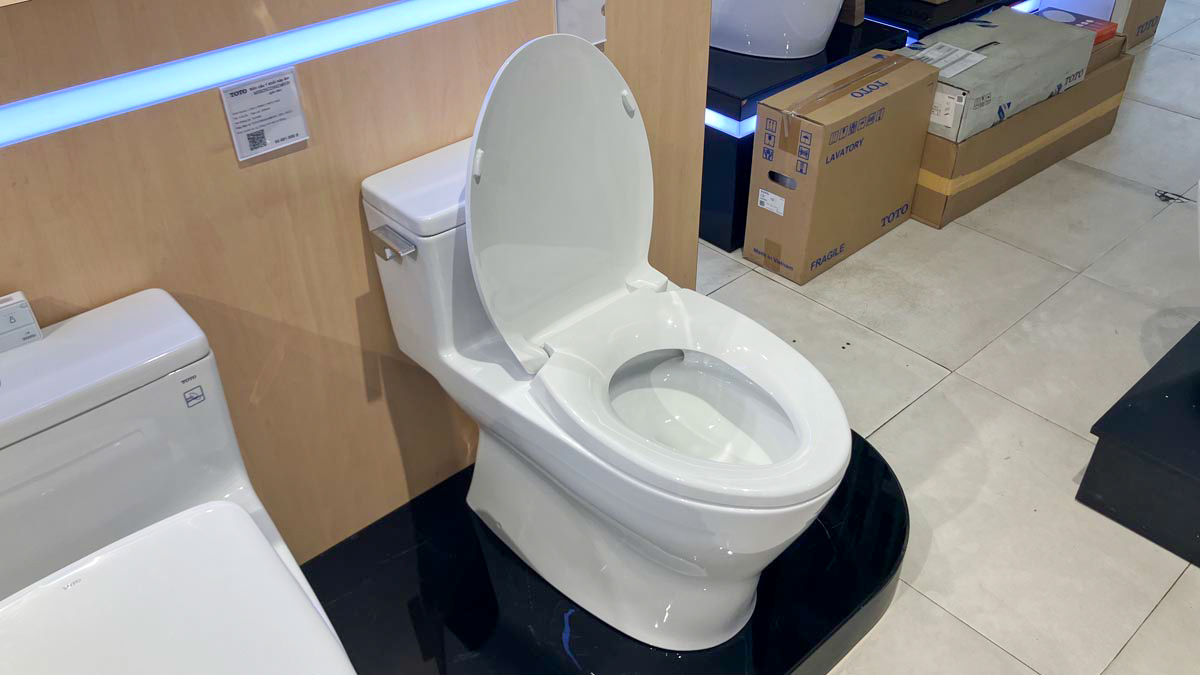 Bồn cầu 1 khối TOTO MS188VKT2 T53P100VR nắp đóng êm TC393VS - 9