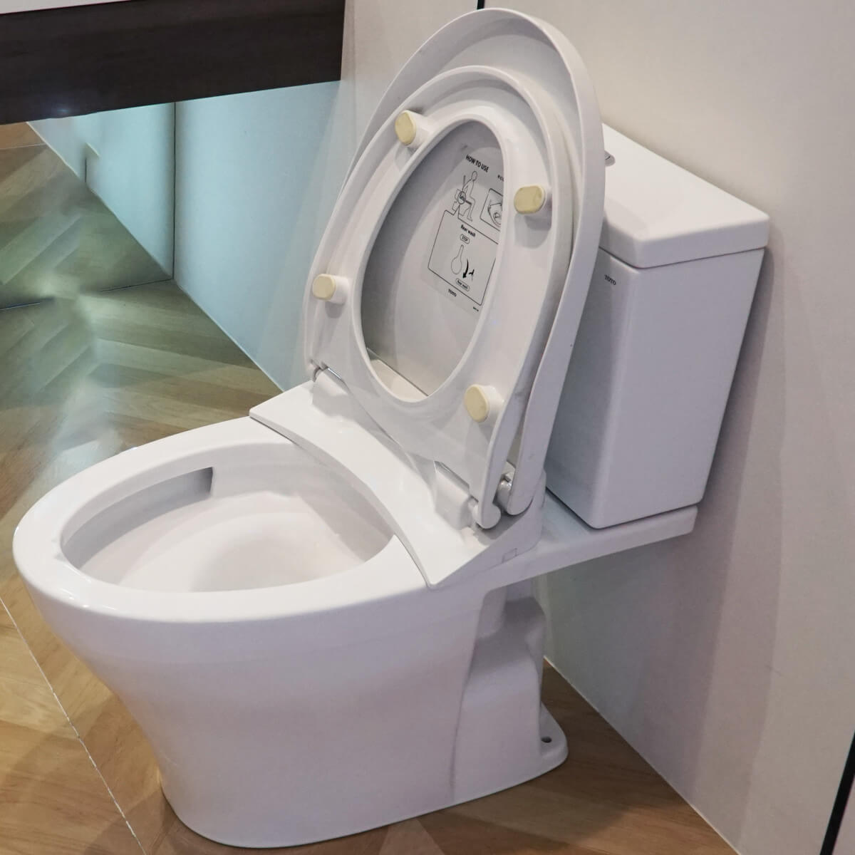 Bồn cầu TOTO CS326DE2 2 khối nắp rửa cơ TCW07S - 21