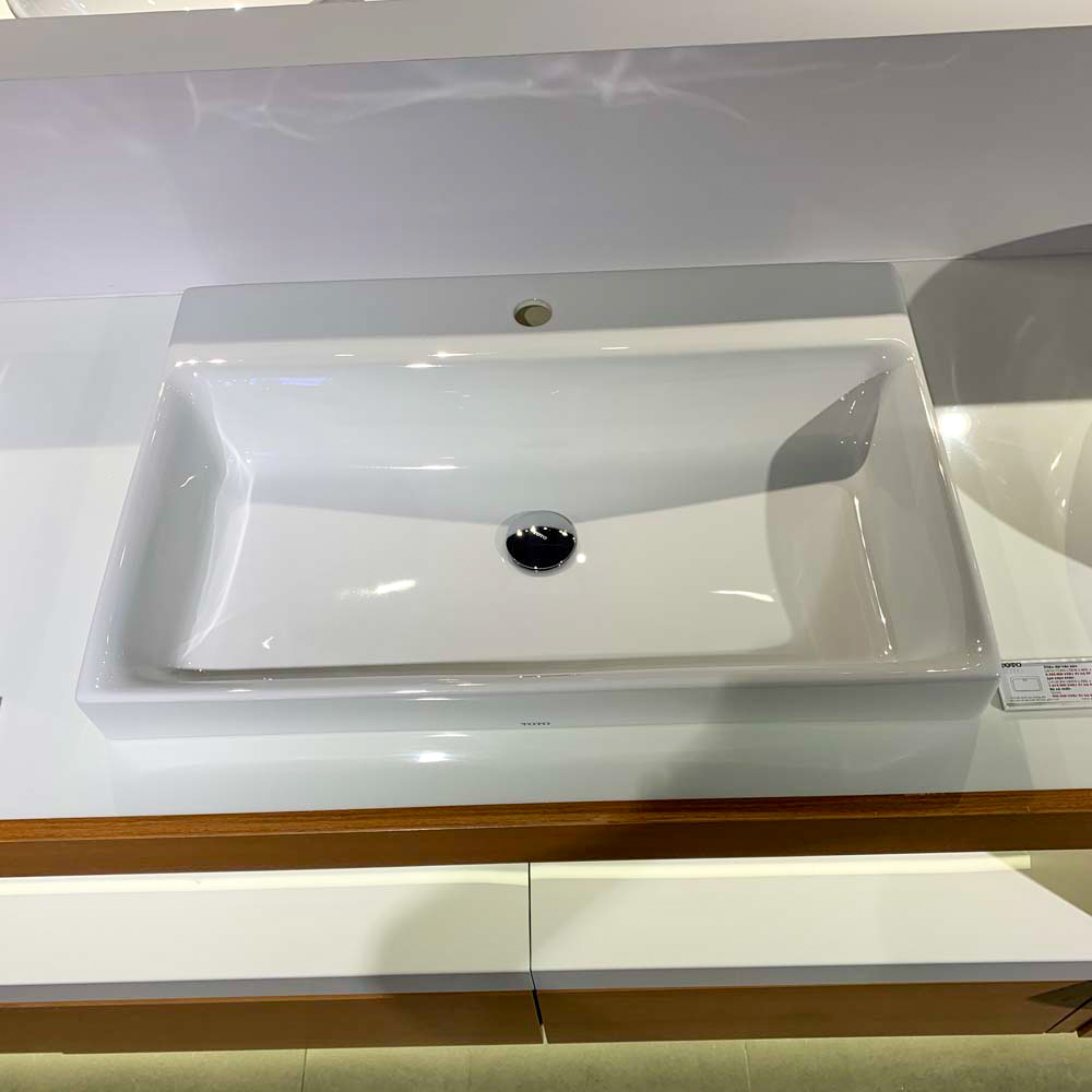 Chậu rửa lavabo đặt bàn TOTO LW1617C - 5