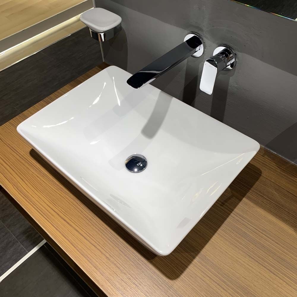 Chậu rửa lavabo đặt bàn TOTO LT1735#XW (LT1735XW) màu trắng bóng - 5