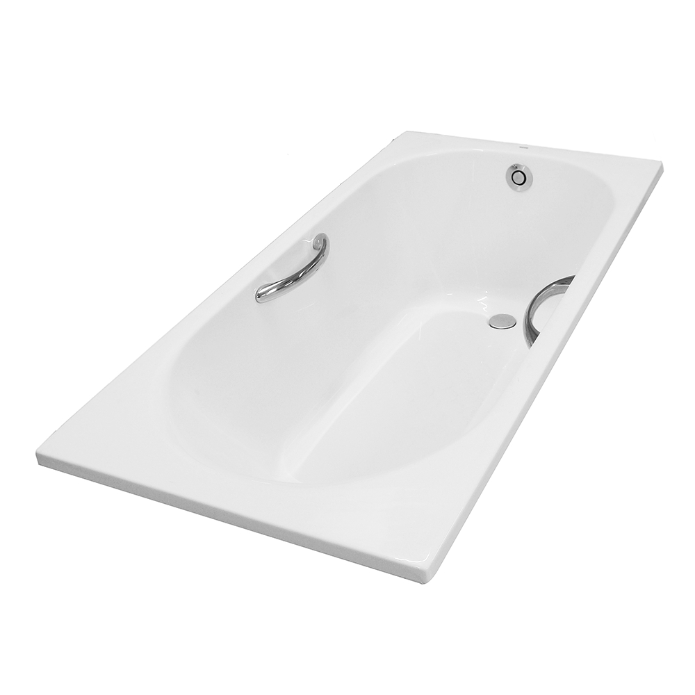 Bồn tắm TOTO PAY1510HV#W TVBF411 nhựa 1m5 tay vịn gồm bộ xả thải - 2