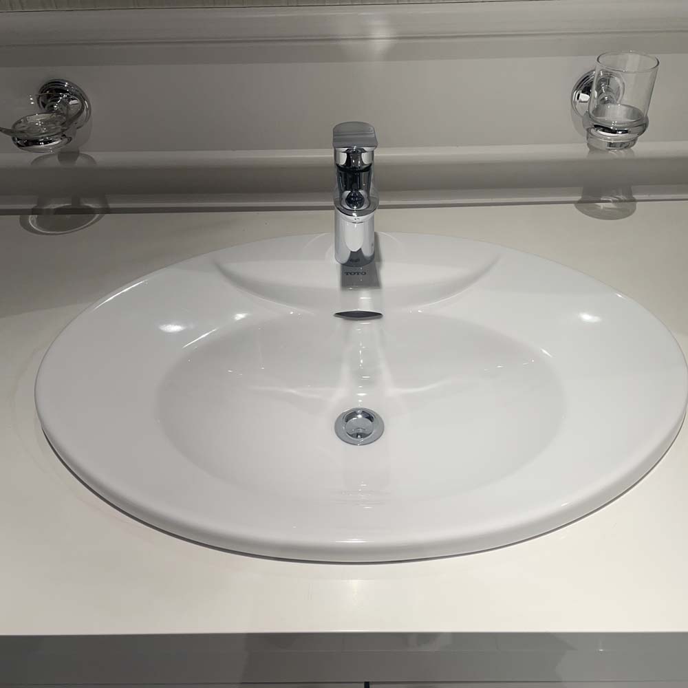 Chậu lavabo dương vành TOTO L909C - 3