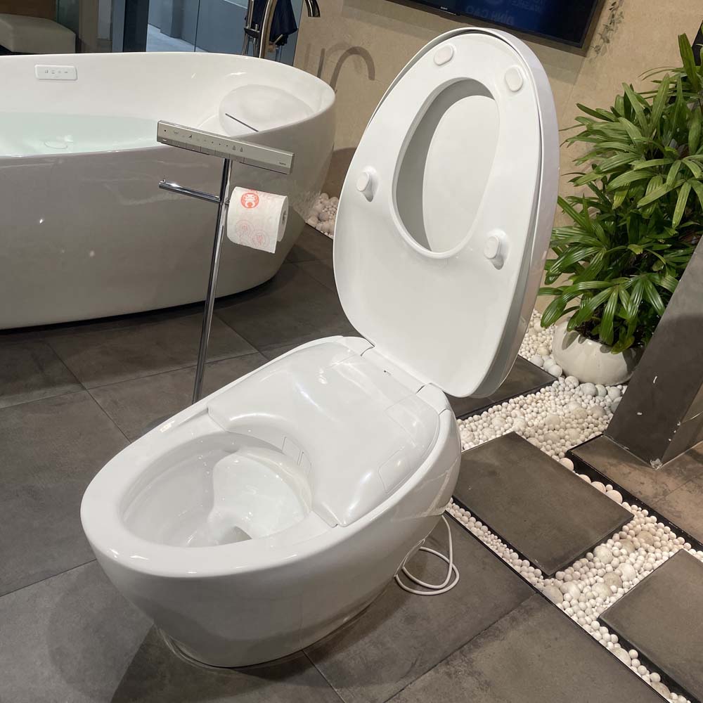 Bồn cầu thông minh Neorest NX I TOTO CS900VT T53P100VR bảng điều khiển màu bạc - 10