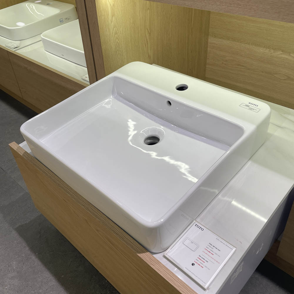 Chậu rửa lavabo đặt bàn TOTO LT950C - 4