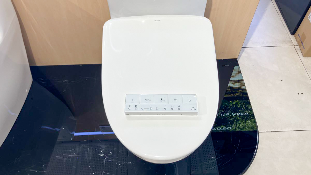 Bồn cầu TOTO MS885CDW23 1 khối nắp điện tử Washlet S7 TCF47360GAA giấu dây - 10