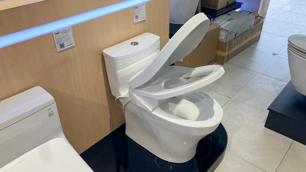 Bồn cầu TOTO MS885DW25 1 khối nắp điện tử Washlet S5 TCF34461GAA - 13