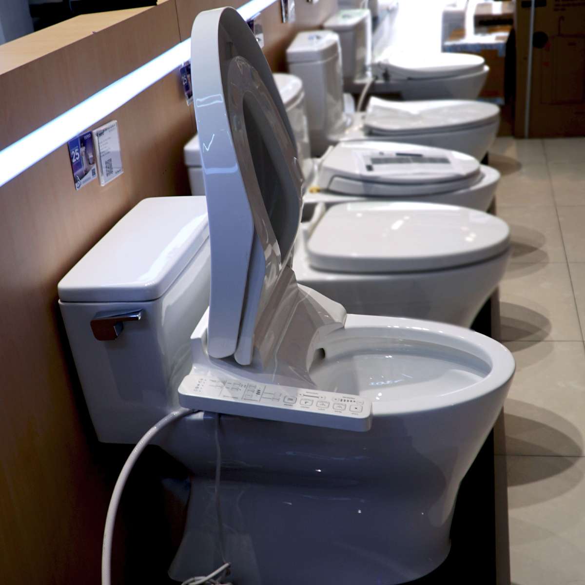 Bồn cầu TOTO MS188VKW16 T53P100VR 1 khối nắp điện tử Washlet C2 TCF23410AAA - 11