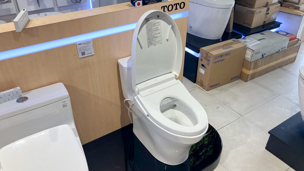 Bồn cầu TOTO MS885DW25 1 khối nắp điện tử Washlet S5 TCF34461GAA - 7