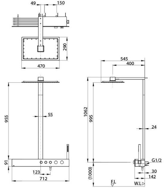 Sen cây nóng lạnh TOTO TBW05401A Z series - 2