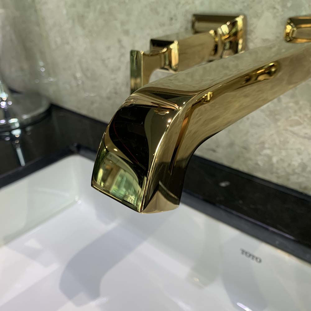Vòi lavabo nóng lạnh gắn tường TOTO DLB202#PG - 5