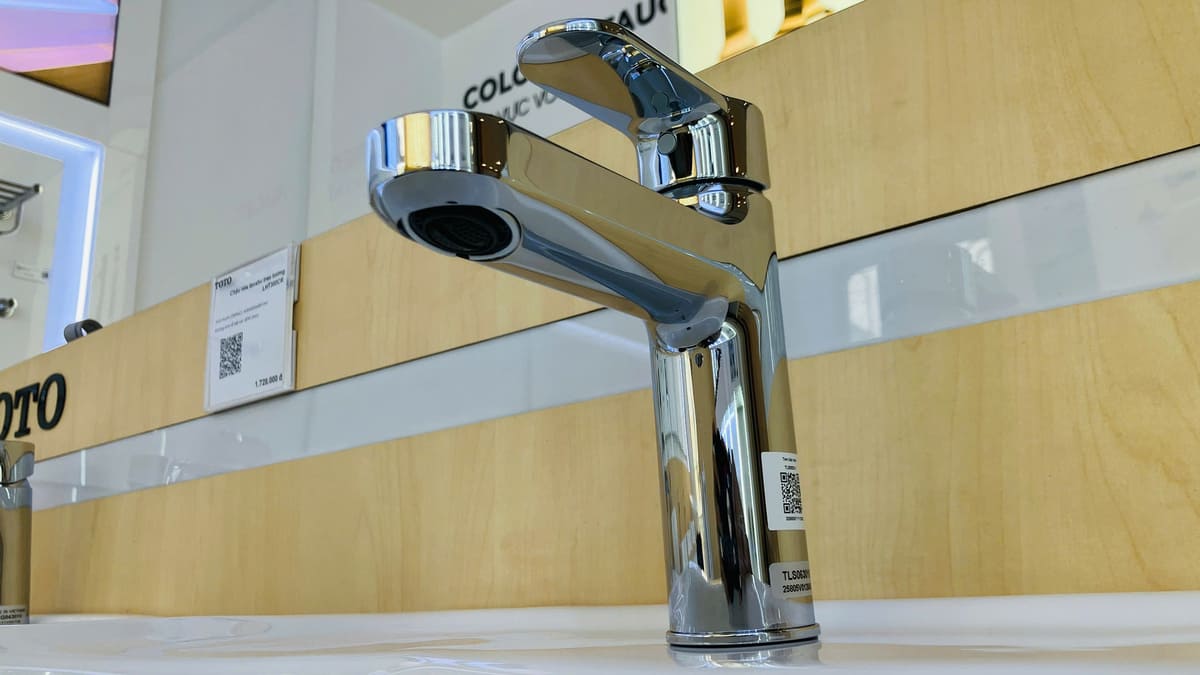 Vòi lavabo nóng lạnh TOTO TLS06301V - 7