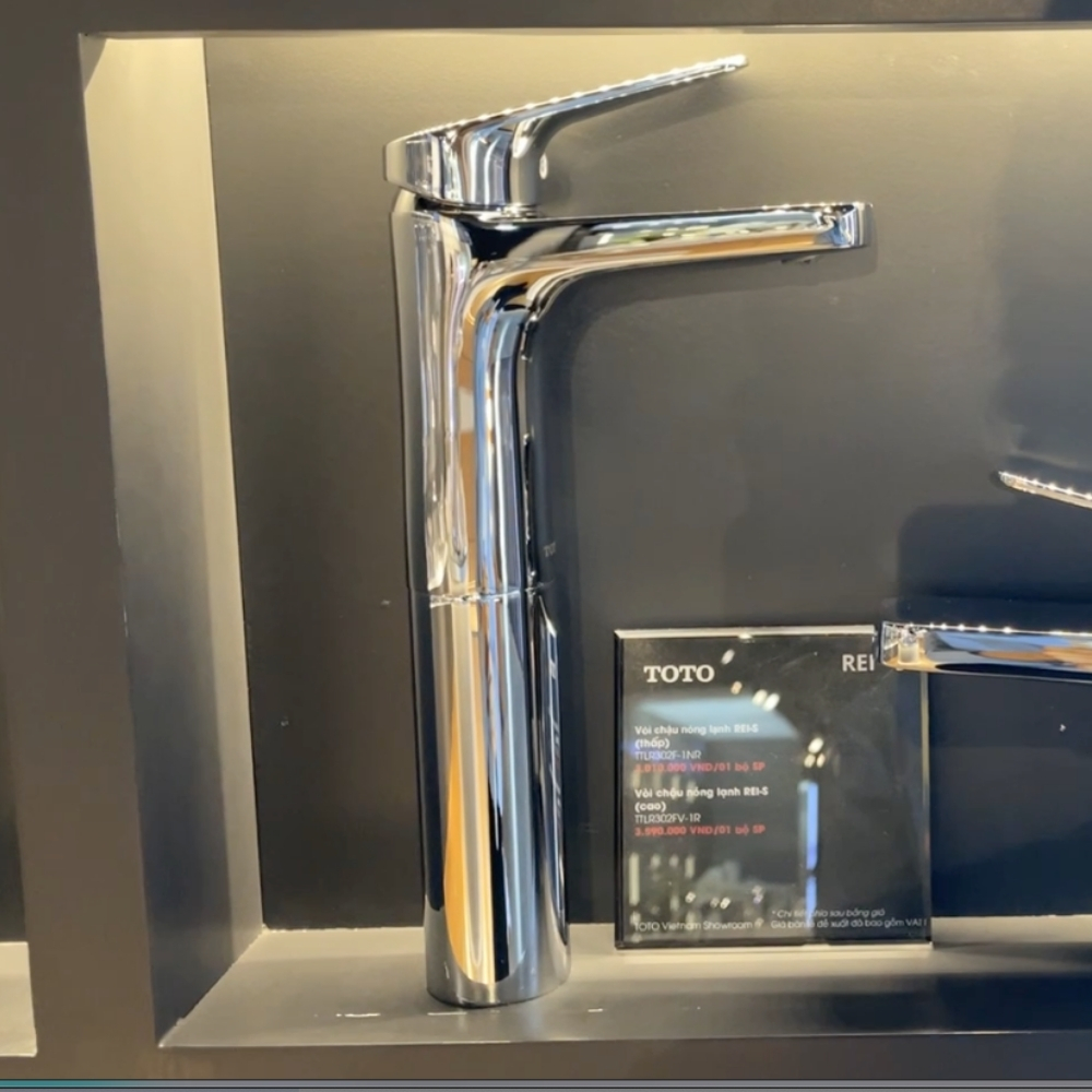 Vòi lavabo nóng lạnh Rei-S TOTO TTLR302FV-1R - 3