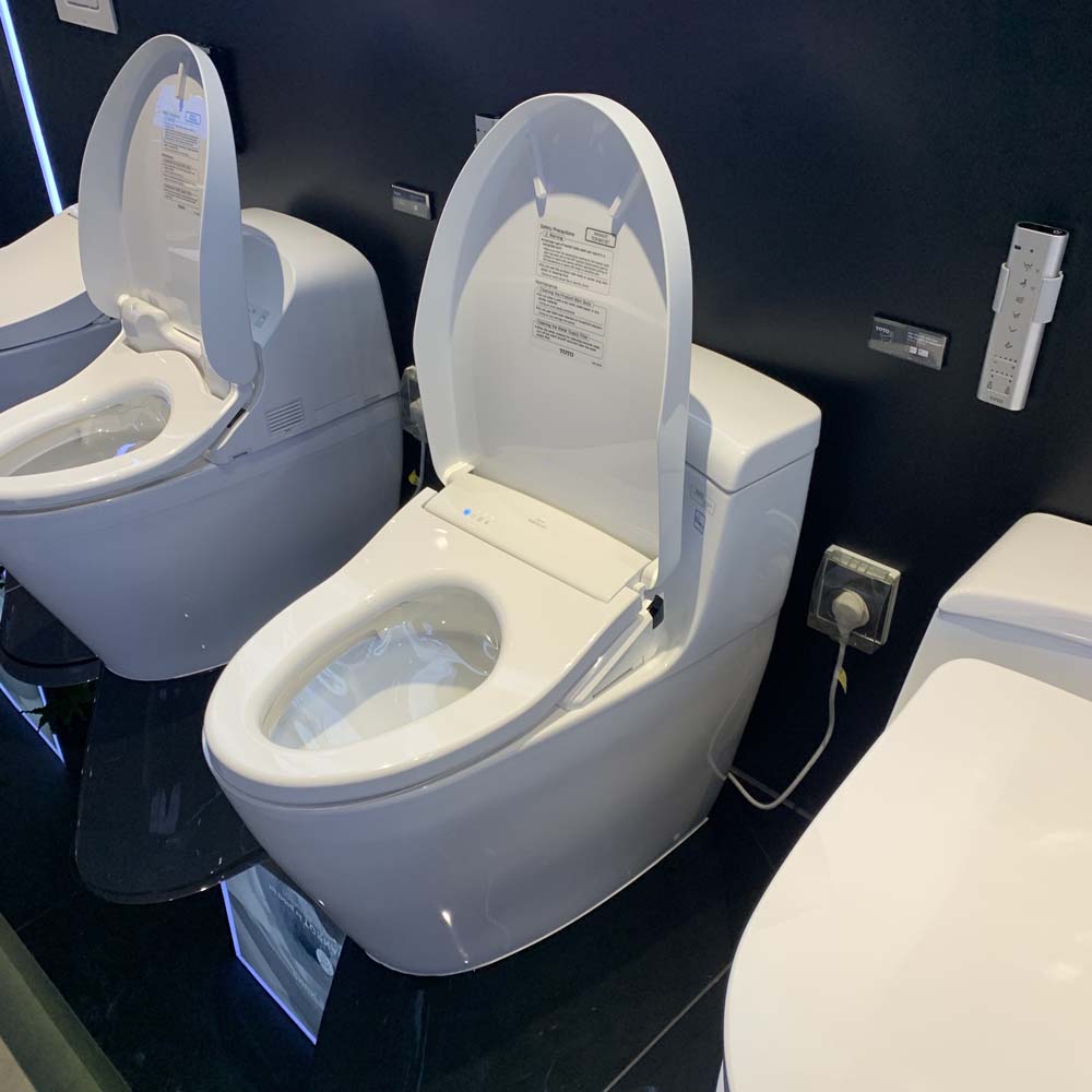 Bồn cầu TOTO MS636CDRW12 1 khối nắp điện tử Washlet S7 TCF4911EZ giấu dây - 7