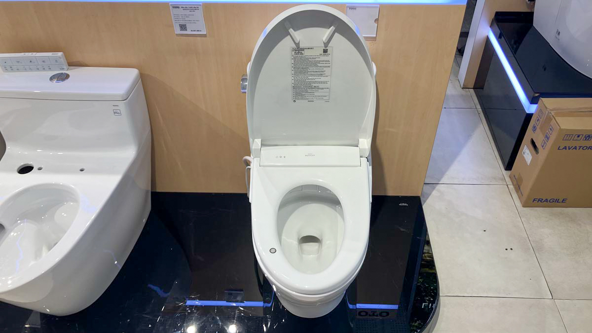 Bồn cầu TOTO MS887CRW23 1 khối nắp điện tử Washlet S7 TCF47360GAA giấu dây - 6