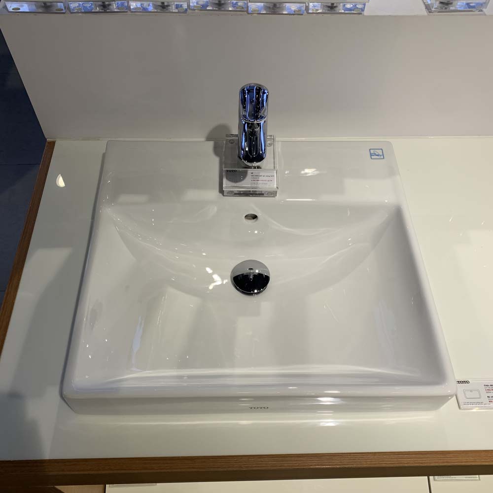 Chậu rửa lavabo đặt bàn TOTO LT710CSR - 5