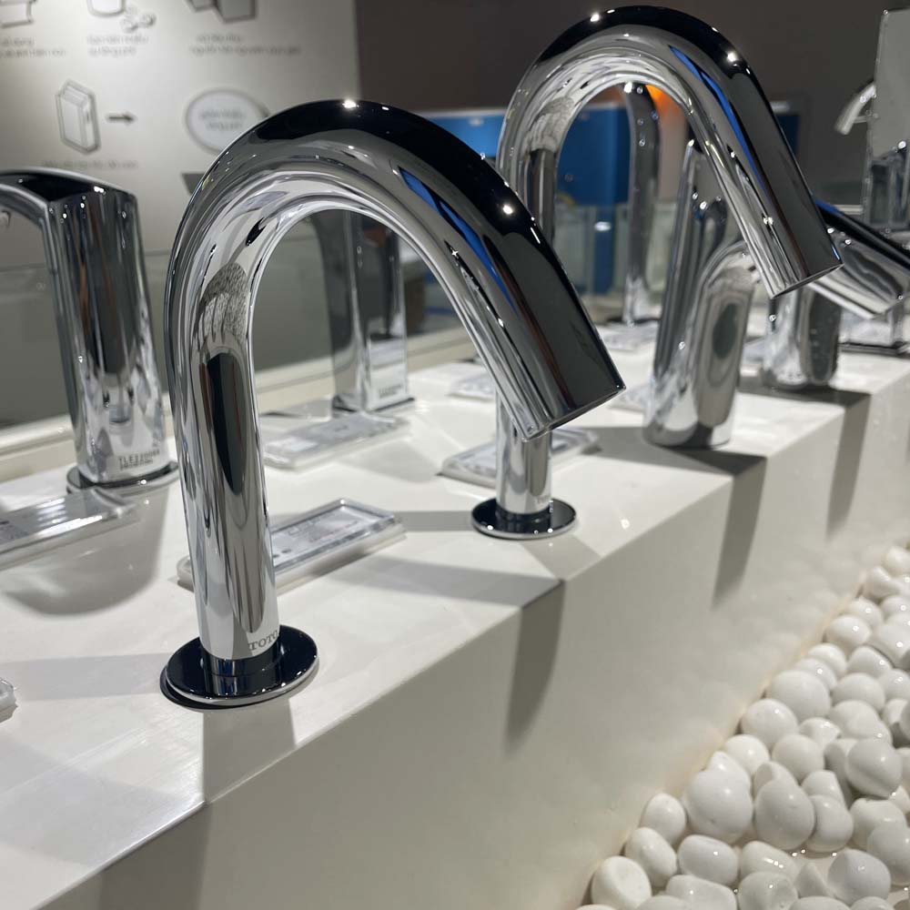 Vòi lavabo cảm ứng TOTO TLE29002A TLE04502A1 TLN01102A (nước lạnh - dùng pin) - 7