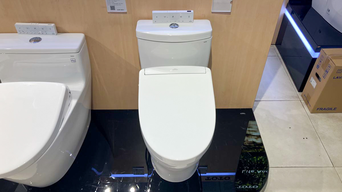 Bồn cầu TOTO MS889DRW25 1 khối nắp điện tử Washlet S5 TCF34461GAA - 4
