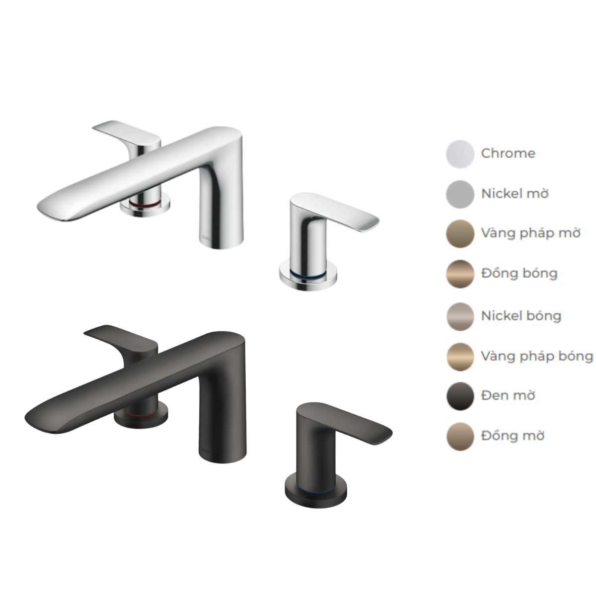 Vòi xả bồn tắm TOTO TBG04201BA nóng lạnh - 2